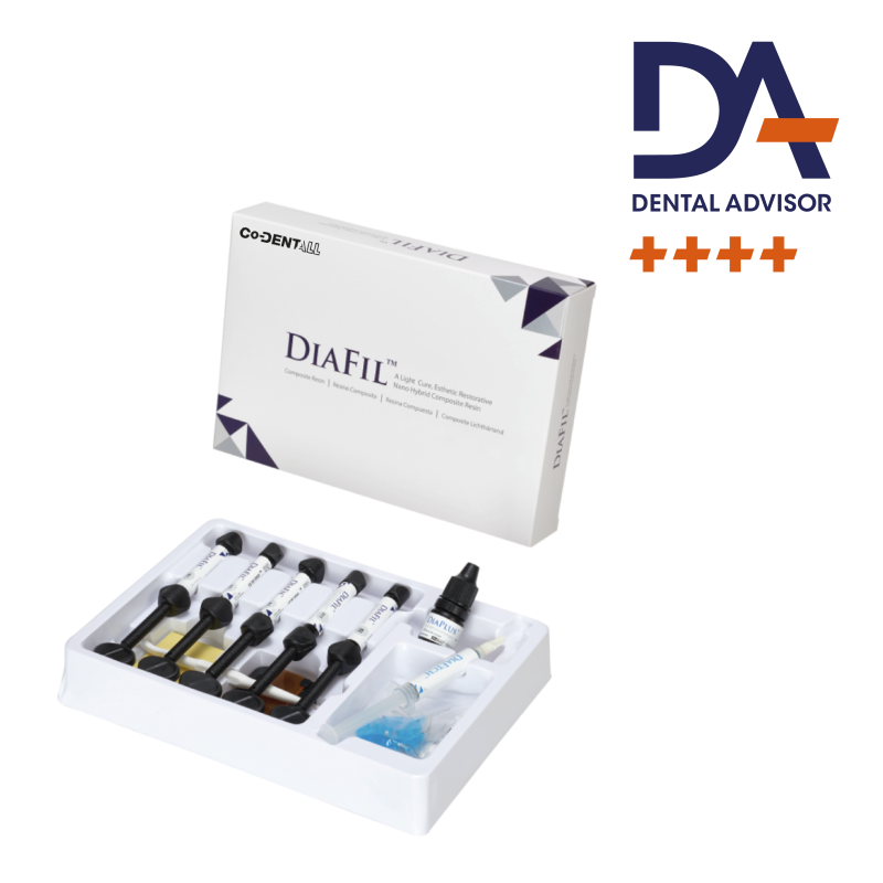 Kit Résine Composite Nano-Hybride Esthétique — Teintes A1/A2/A3/A3.5/B2 | DIA013
