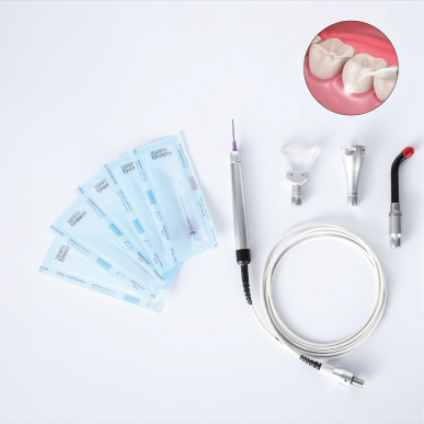 Mallette de transport laser dentaire diode Dawn avec accessoires et pièce à main
