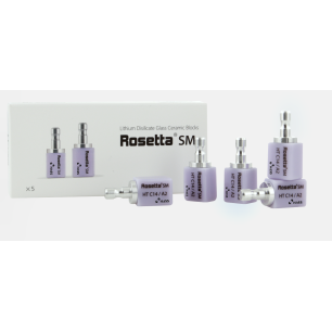 Rosetta bloc disilicate lithium HT vue d'ensemble — gamme CAD/CAM CEREC céramique vitreuse