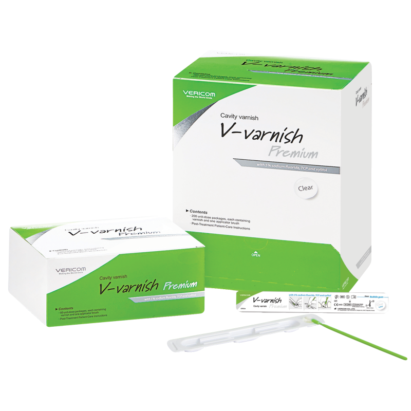 Vernis Fluoré Transparent 5% — 50 Sticks Unidose | VRC002