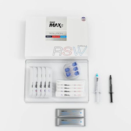 Gel blanchiment MAX 5 peroxyde 35% — kit fauteuil seringues unidoses RSGel activateur BYDOO1