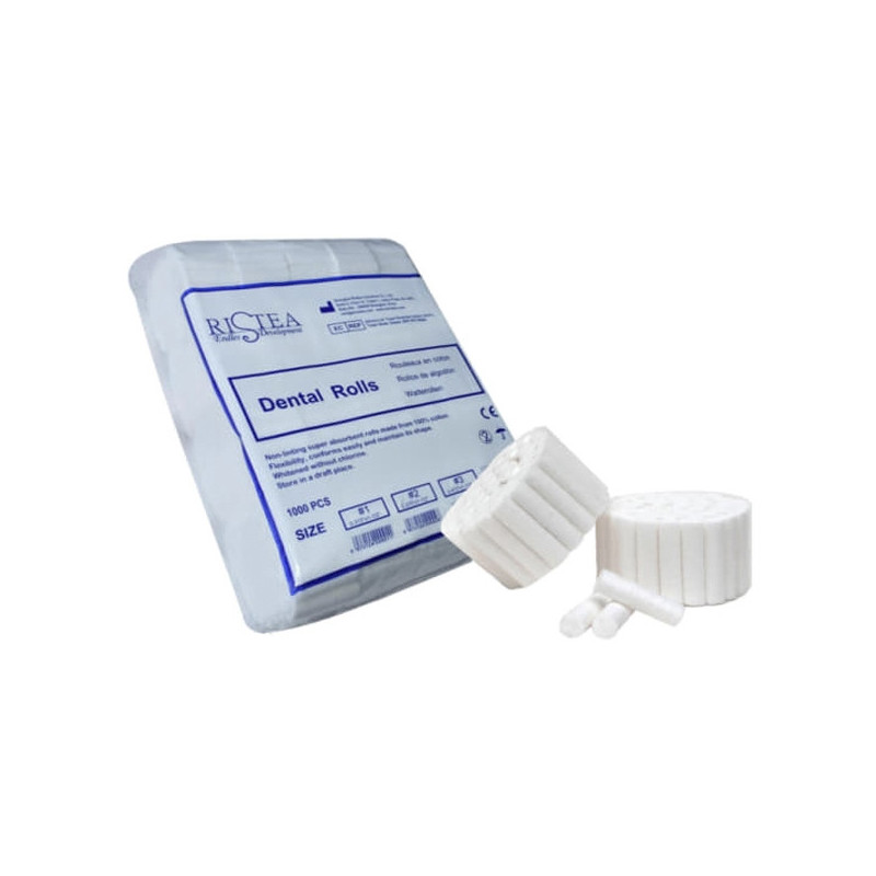 Rouleaux Coton Dentaire Isolation 8×38 mm | COTONROULEAU