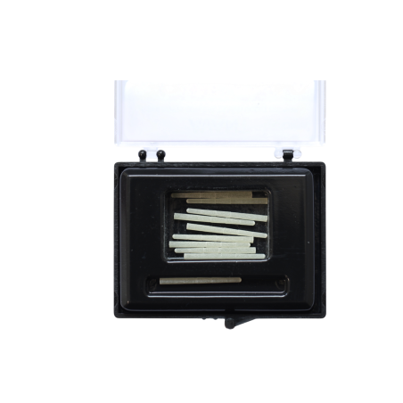 Tenons fibre de verre Grip vue boîte noire présentation — lot 10 pivots radiculaires post-endodontie