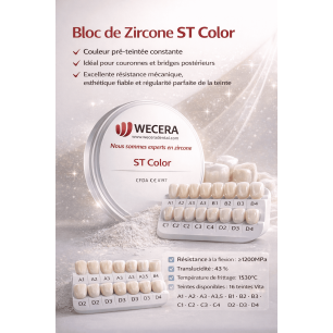 Disque Zircone ST Color Pré-Coloré Vita CAD/CAM