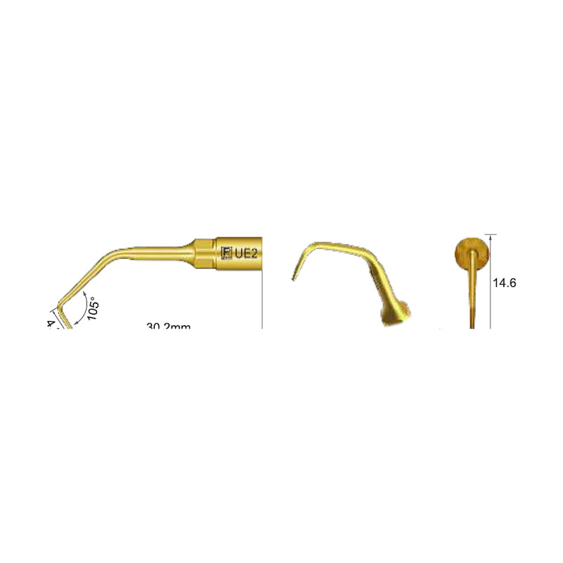 Insert UE2 – Pointe de chirurgie endodontique ultrasonique pour MaxSurgery III