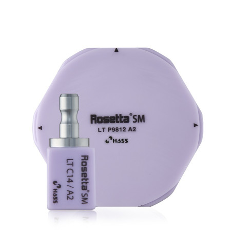Disque disilicate de lithium Rosetta SM HASS Ø 98 mm pour usinage CAD/CAM