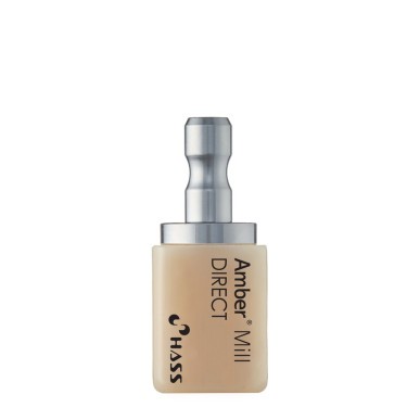 Bloc Amber Mill Direct HASS sur mandrin : disilicate de lithium sans cuisson de cristallisation