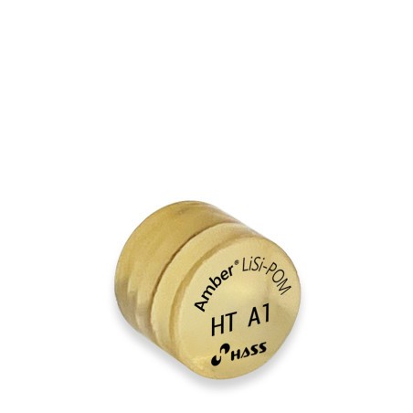 Lingotins Amber LiSi-POM HASS HT A1 pour céramique pressée sur métal