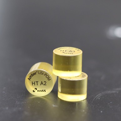 Lingotins Amber LiSi-POM HASS HT A1 et A2 pour couronnes céramo-métalliques pressées