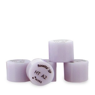 Lingotins de céramique pressée Rosetta SP HASS HT A2 en disilicate de lithium