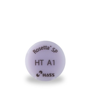 Lingotin Rosetta SP HASS HT A1 pour pressée de disilicate de lithium au laboratoire
