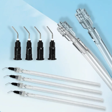Pompe à salive avec embout de séchage des canaux endodontiques