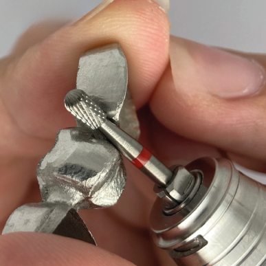Fraise Carbure Tungstène Cross Cut Fine Ø2,9mm L5mm — Prothèse