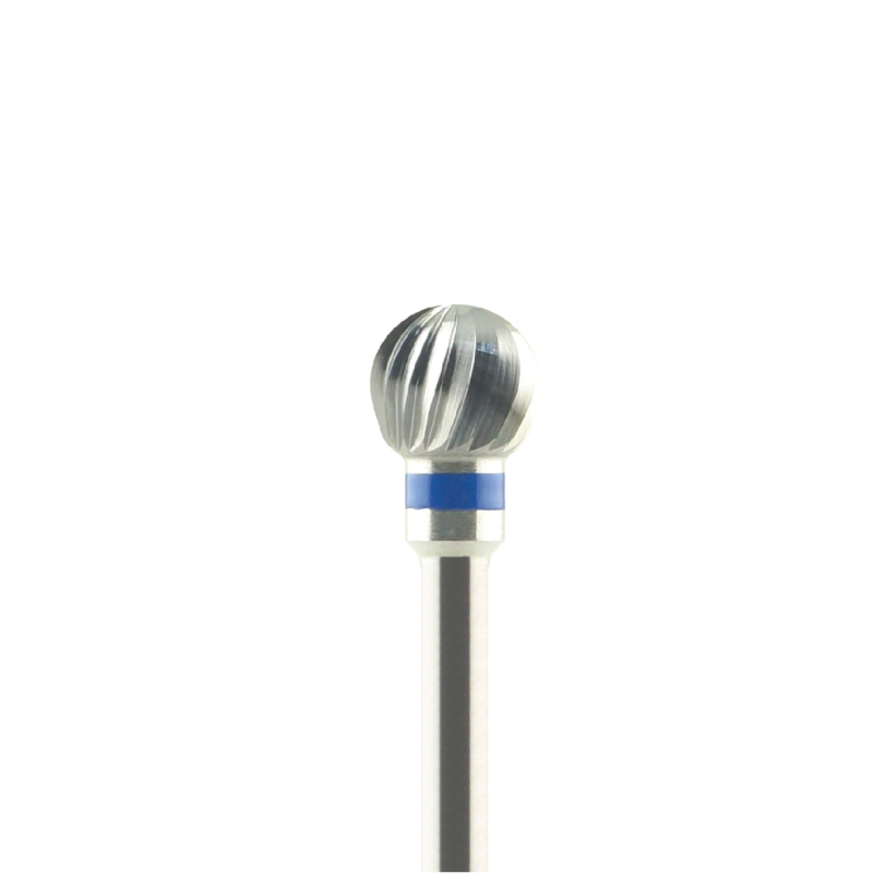 Fraise Boule Carbure de Tungstène — Sculpture & Excavation Prothèse | Ø 3 mm L 2,5 mm