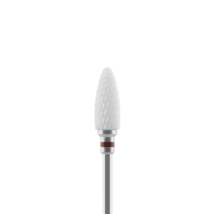 fraise avec  revêtement zircone pour acrylique, PMMA L: 14,5 et D: 6mm