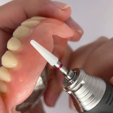 Fraise Cylindrique Zircone Acrylique PMMA Ø4mm L13mm — Prothèse