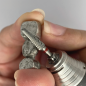 Fraise Carbure de Tungstène Cross Cut Fine — Finition Axiale Prothèse | Ø 2,3 mm L 8 mm