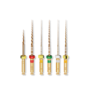 Limes MG3 NiTi rotatives endodontiques séquence 3 instruments — stoppers colorés système DPE006