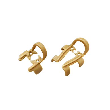 Clamp PEEK Porte-Rouleau Coton Molaire — Isolation Dentaire