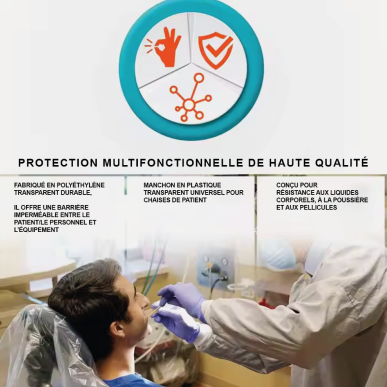 Protection Tétière Fauteuil Dentaire 25×35cm Grand Format