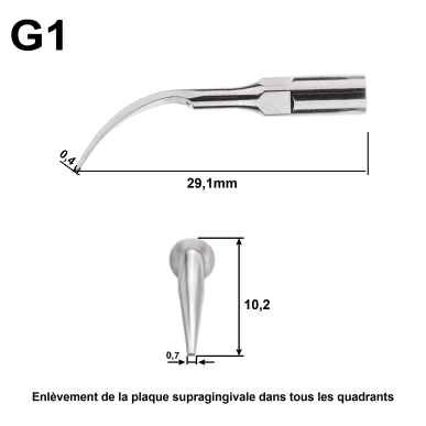 Inserts Compatibles EMS Détartreur Ultrasons — Paro | REF078