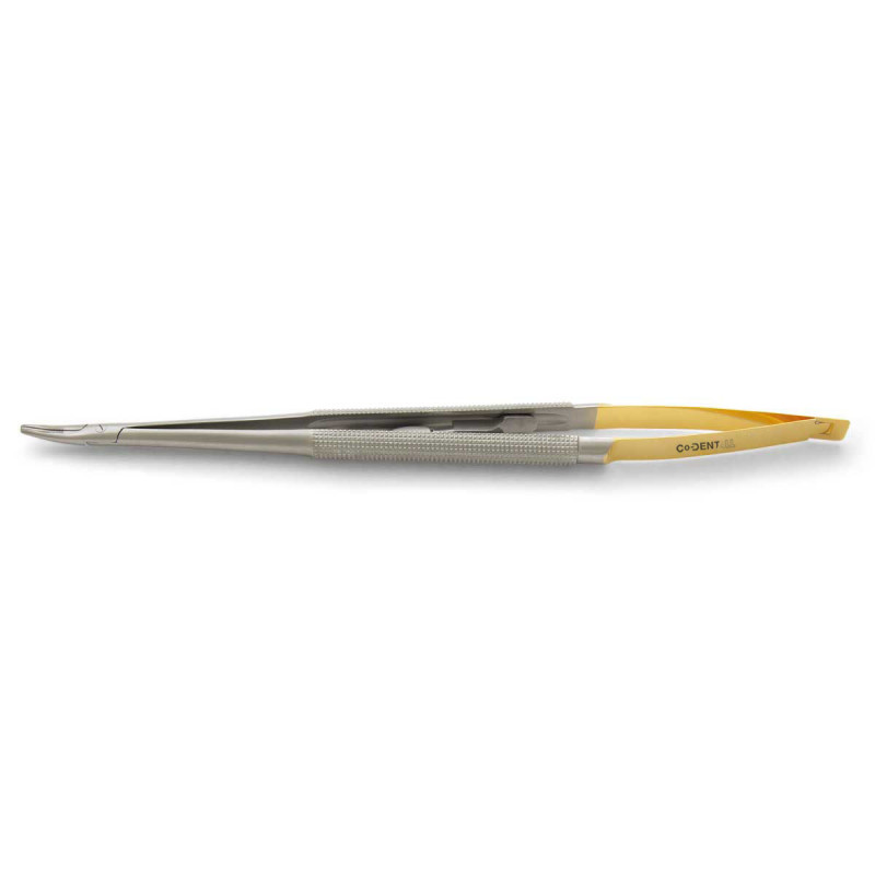 Pince à suture de Castroviejo 18 cm courbée Pince à suture de Castroviejo 18 cm courbée