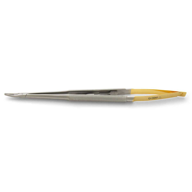 Pince à Suture de Castroviejo 18cm Courbée — Chirurgie Orale | MED021