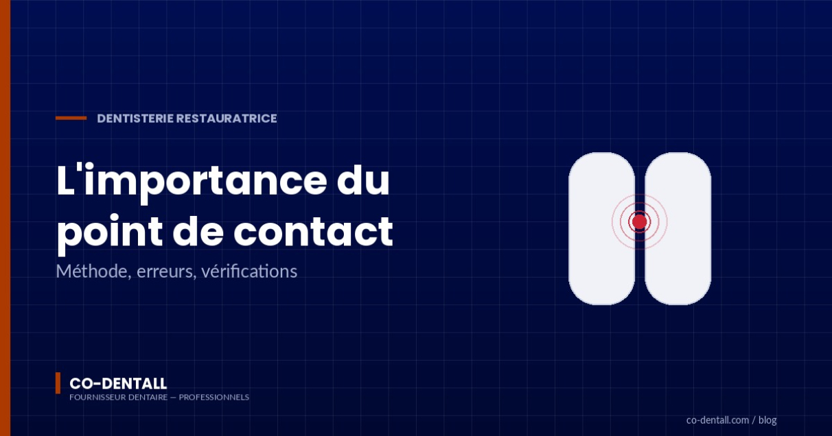 Pourquoi un bon point de contact est non négociable et comment l'obtenir cliniquement