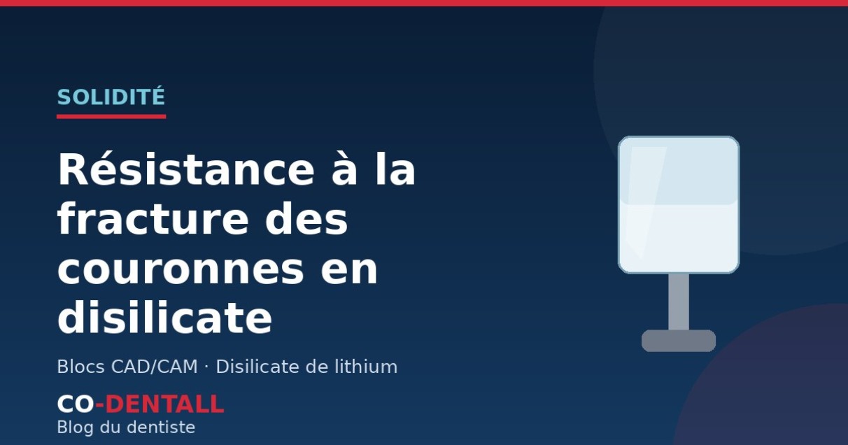Résistance à la fracture des couronnes en disilicate de lithium : ce qu'il faut savoir