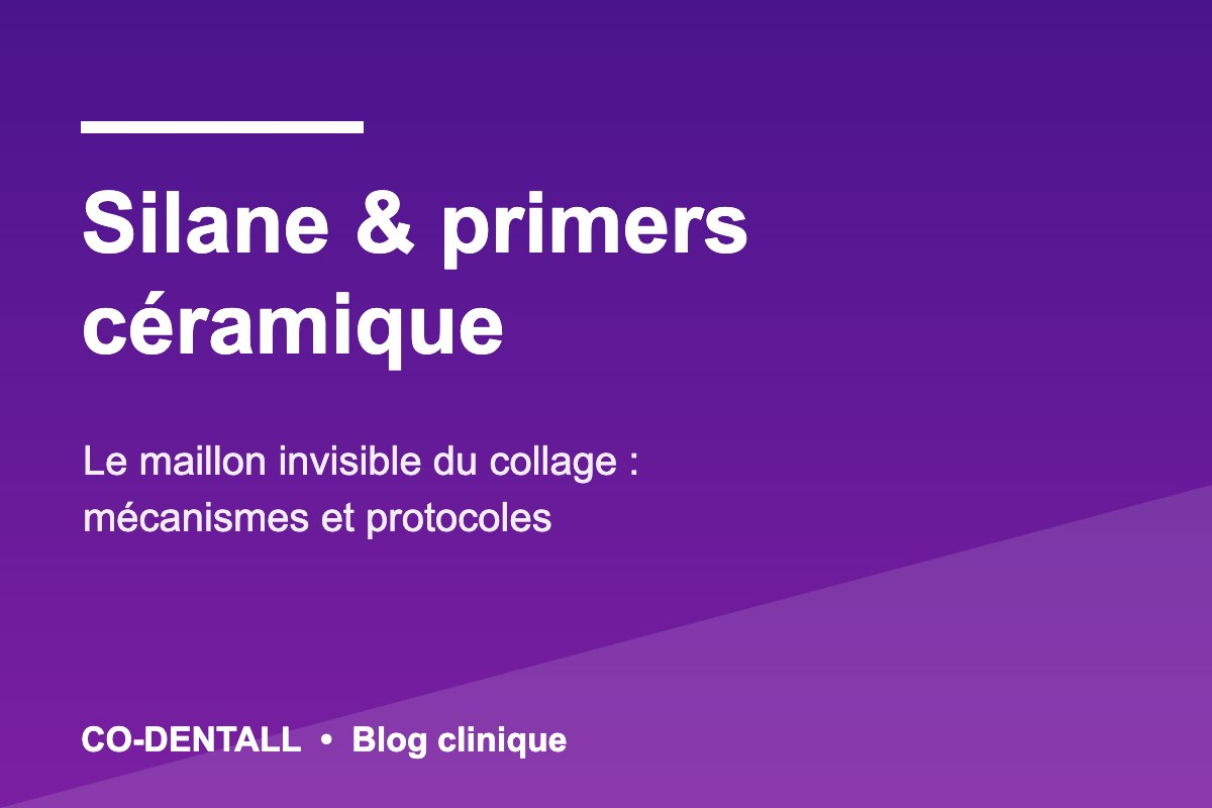 Silane et primers céramique : le maillon invisible du collage — mécanismes et protocoles