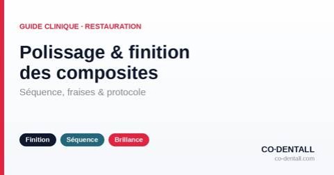 Polissage et finition des composites : protocole, séquence et fraises adaptées