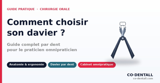 Comment choisir son davier dentaire ? Guide complet par dent