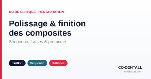 Polissage et finition des composites : protocole, séquence et fraises adaptées